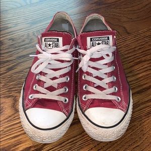 Maroon Converse